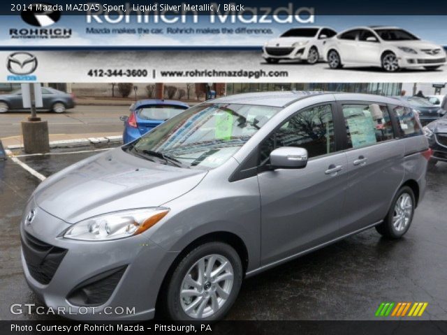 2014 Mazda MAZDA5 Sport in Liquid Silver Metallic