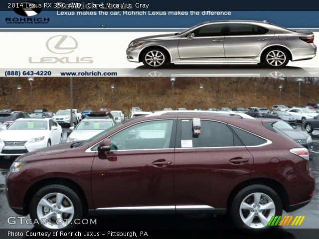 2014 Lexus RX 350 AWD in Claret Mica