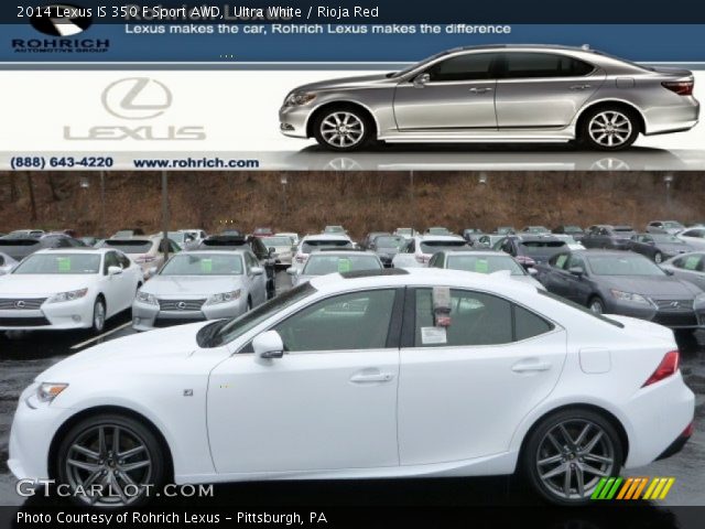 2014 Lexus IS 350 F Sport AWD in Ultra White