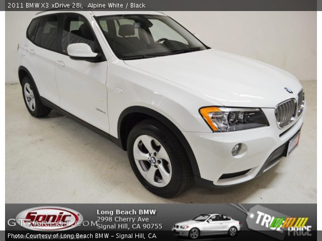 2011 BMW X3 xDrive 28i in Alpine White