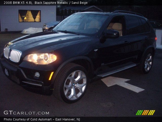 2008 BMW X5 4.8i in Black Sapphire Metallic