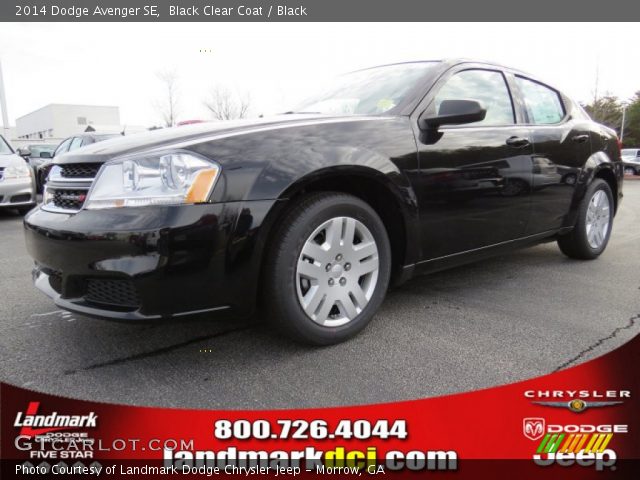 2014 Dodge Avenger SE in Black Clear Coat