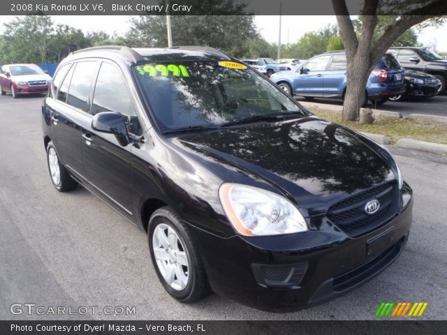 2008 Kia Rondo LX V6 in Black Cherry