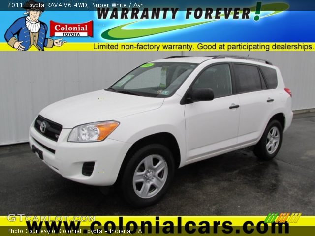 2011 Toyota RAV4 V6 4WD in Super White