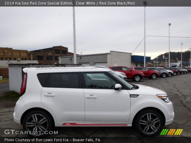 2014 Kia Soul Red Zone Special Edition in Clear White