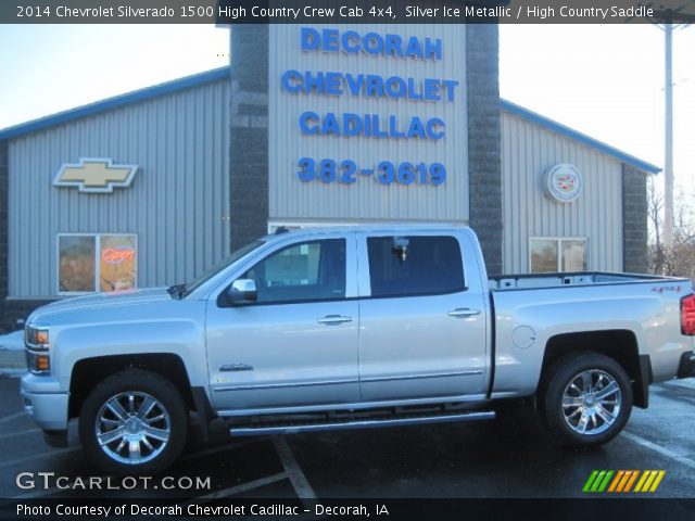 2014 Chevrolet Silverado 1500 High Country Crew Cab 4x4 in Silver Ice Metallic