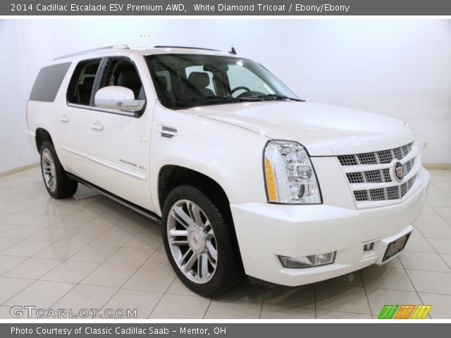 2014 Cadillac Escalade ESV Premium AWD in White Diamond Tricoat