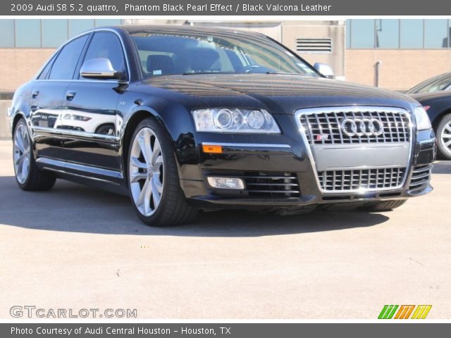 2009 Audi S8 5.2 quattro in Phantom Black Pearl Effect
