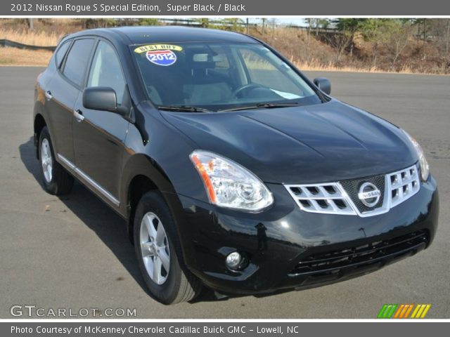 2012 Nissan Rogue S Special Edition in Super Black