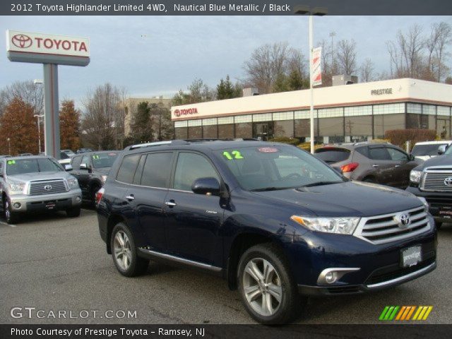 2012 Toyota Highlander Limited 4WD in Nautical Blue Metallic