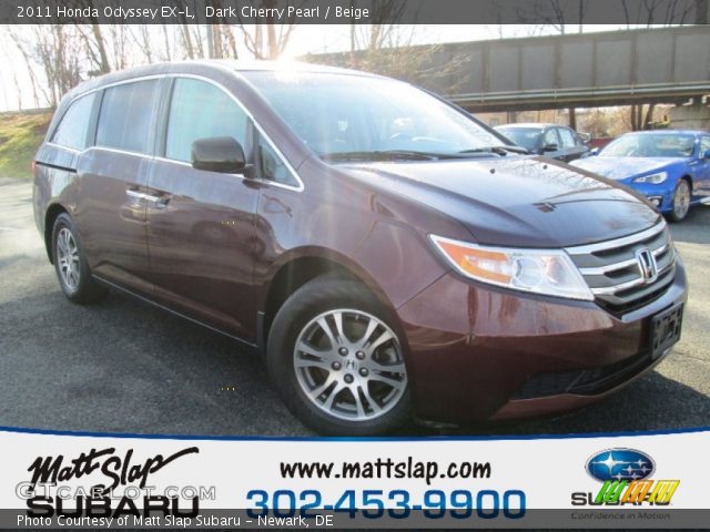 2011 Honda Odyssey EX-L in Dark Cherry Pearl