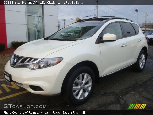 2011 Nissan Murano SV AWD in Glacier White Pearl