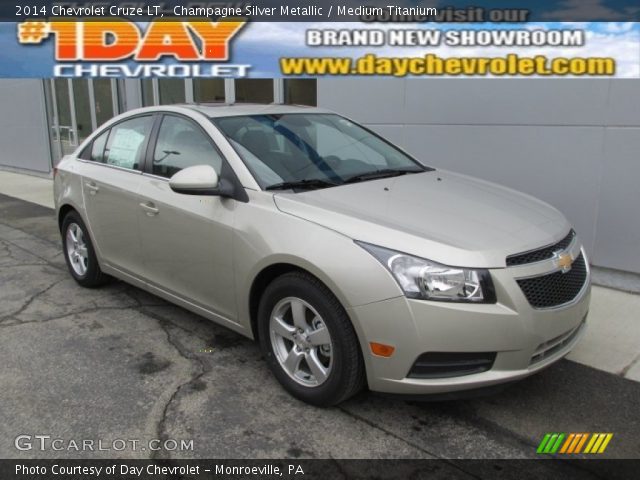 2014 Chevrolet Cruze LT in Champagne Silver Metallic