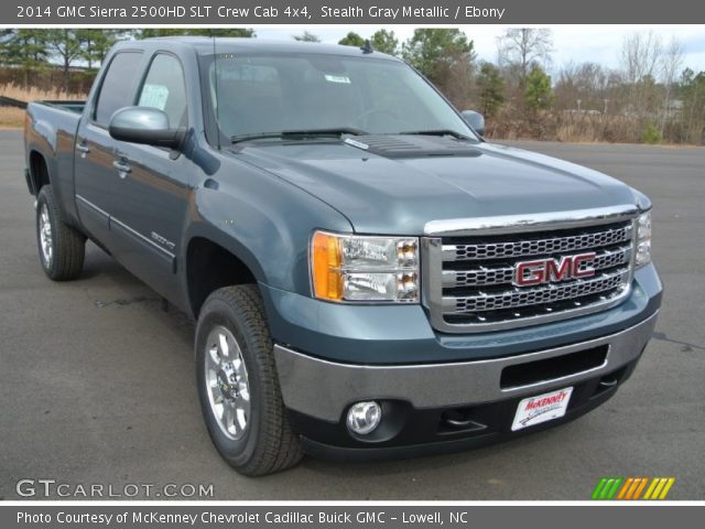 2014 GMC Sierra 2500HD SLT Crew Cab 4x4 in Stealth Gray Metallic