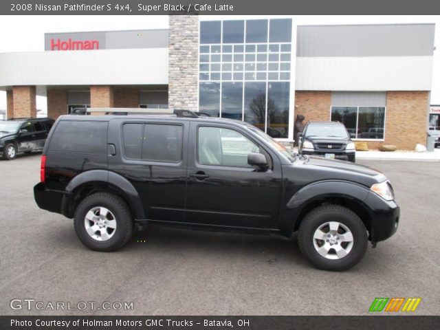 2008 Nissan Pathfinder S 4x4 in Super Black