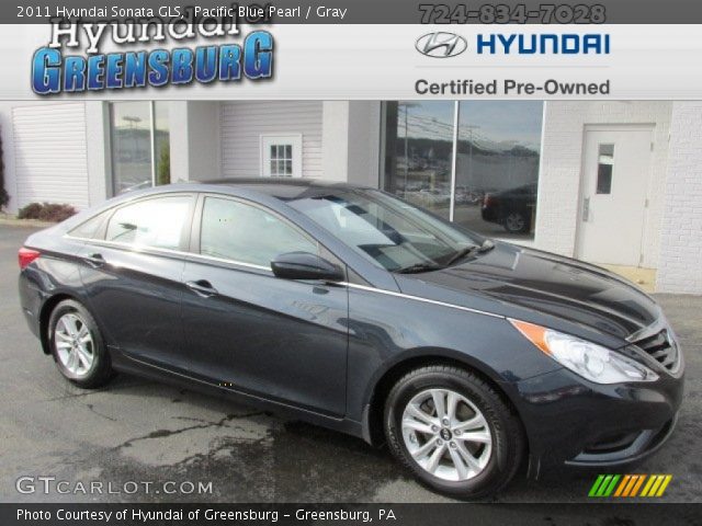 2011 Hyundai Sonata GLS in Pacific Blue Pearl