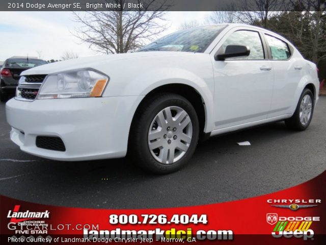 2014 Dodge Avenger SE in Bright White