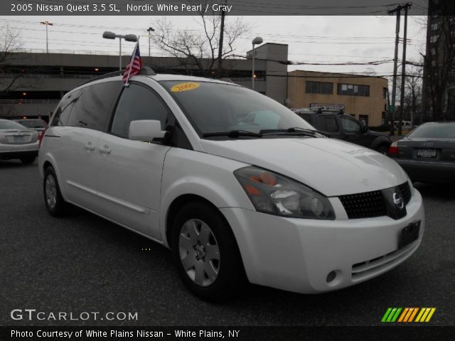 2005 Nissan Quest 3.5 SL in Nordic White Pearl