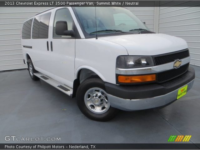 2013 Chevrolet Express LT 3500 Passenger Van in Summit White