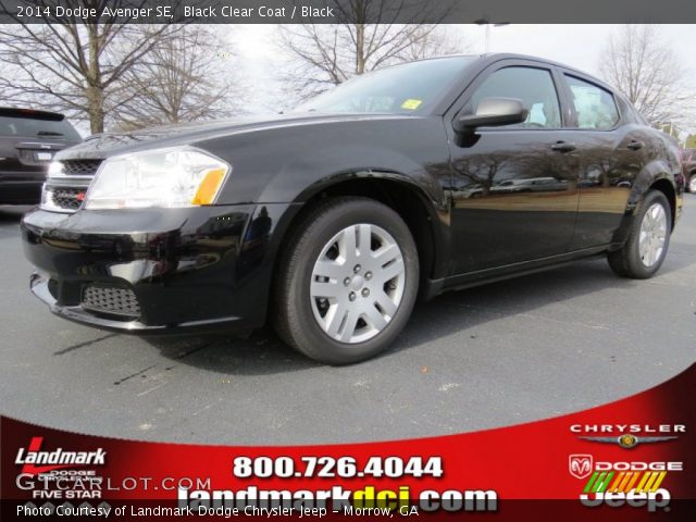 2014 Dodge Avenger SE in Black Clear Coat