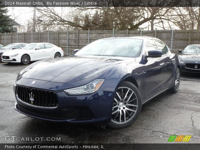 2014 Maserati Ghibli  in Blu Passione (Blue)