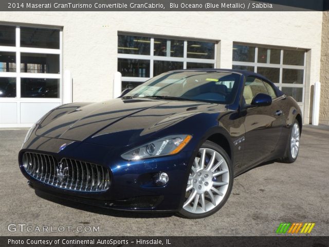 2014 Maserati GranTurismo Convertible GranCabrio in Blu Oceano (Blue Metallic)