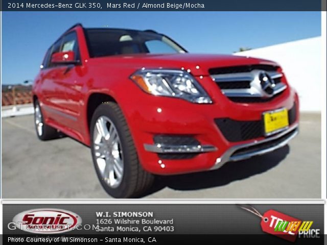 2014 Mercedes-Benz GLK 350 in Mars Red