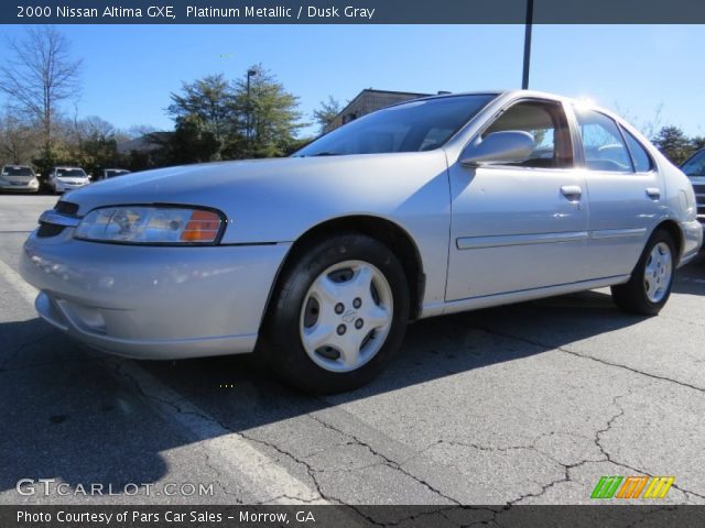 2000 Nissan Altima GXE in Platinum Metallic