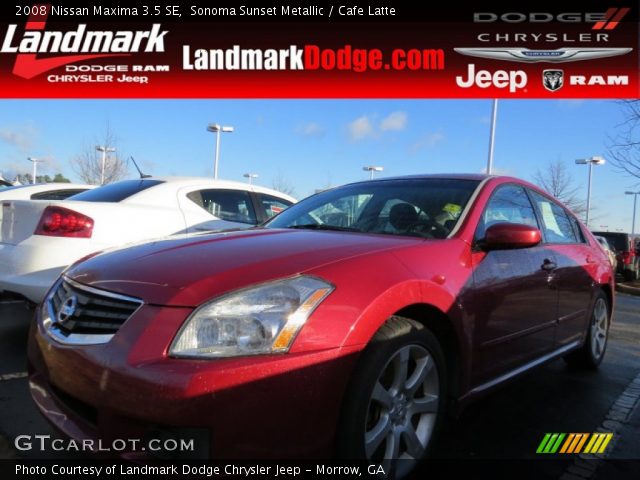 2008 Nissan Maxima 3.5 SE in Sonoma Sunset Metallic