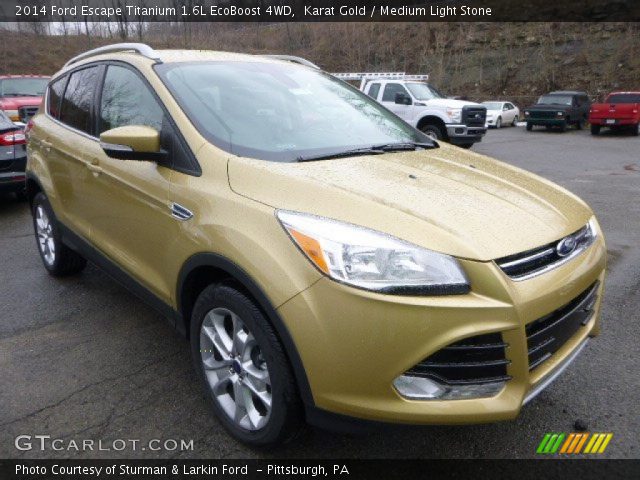 2014 Ford Escape Titanium 1.6L EcoBoost 4WD in Karat Gold