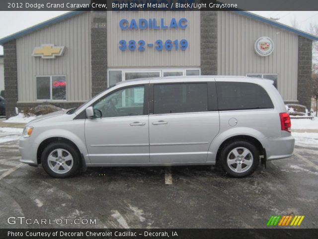 2012 Dodge Grand Caravan Crew in Bright Silver Metallic