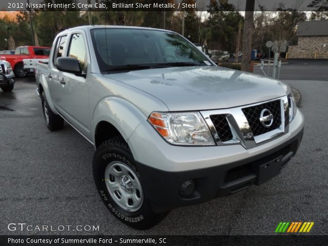 2012 Nissan Frontier S Crew Cab in Brilliant Silver Metallic