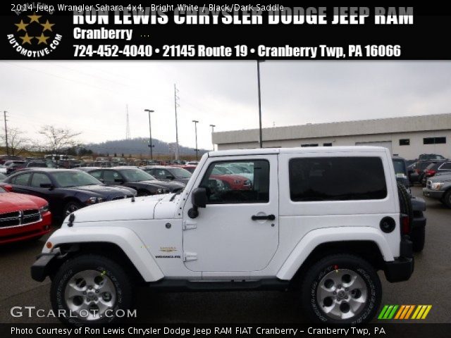 2014 Jeep Wrangler Sahara 4x4 in Bright White