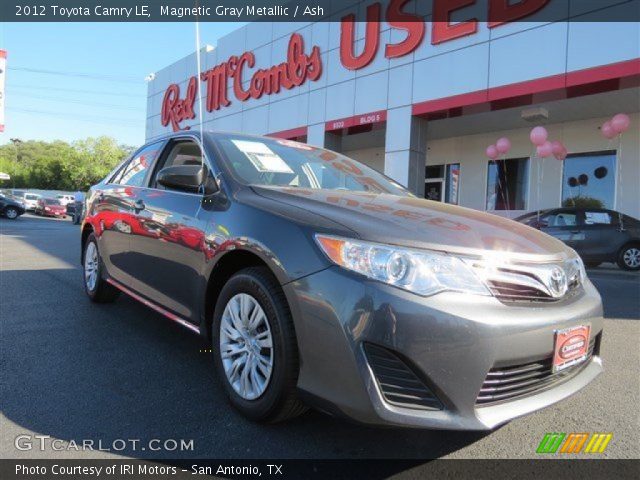 2012 Toyota Camry LE in Magnetic Gray Metallic