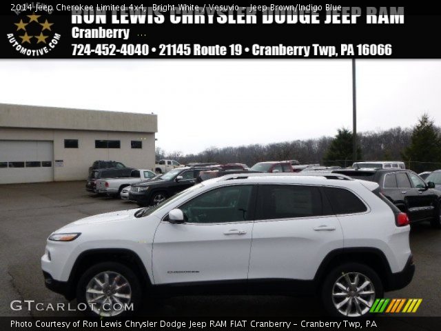 2014 Jeep Cherokee Limited 4x4 in Bright White