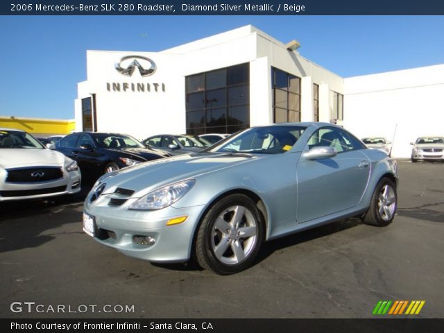 2006 Mercedes-Benz SLK 280 Roadster in Diamond Silver Metallic