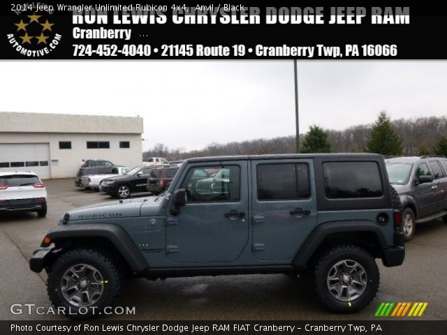 2014 Jeep Wrangler Unlimited Rubicon 4x4 in Anvil