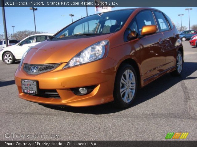 2011 Honda Fit Sport in Orange Revolution Metallic