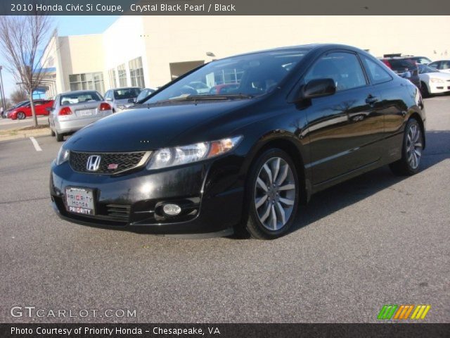 2010 Honda Civic Si Coupe in Crystal Black Pearl