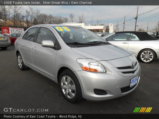 2008 Toyota Yaris Sedan in Silver Streak Mica