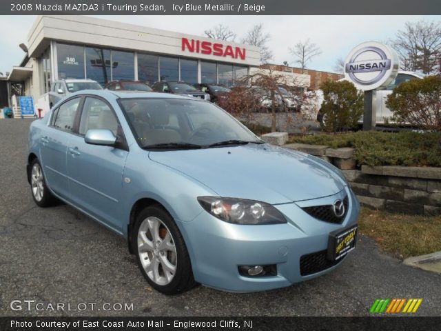 2008 Mazda MAZDA3 i Touring Sedan in Icy Blue Metallic