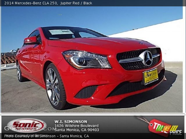 2014 Mercedes-Benz CLA 250 in Jupiter Red