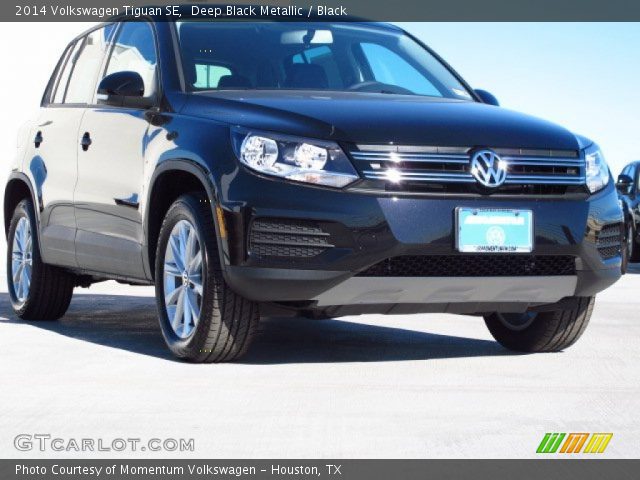 2014 Volkswagen Tiguan SE in Deep Black Metallic