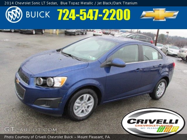 2014 Chevrolet Sonic LT Sedan in Blue Topaz Metallic