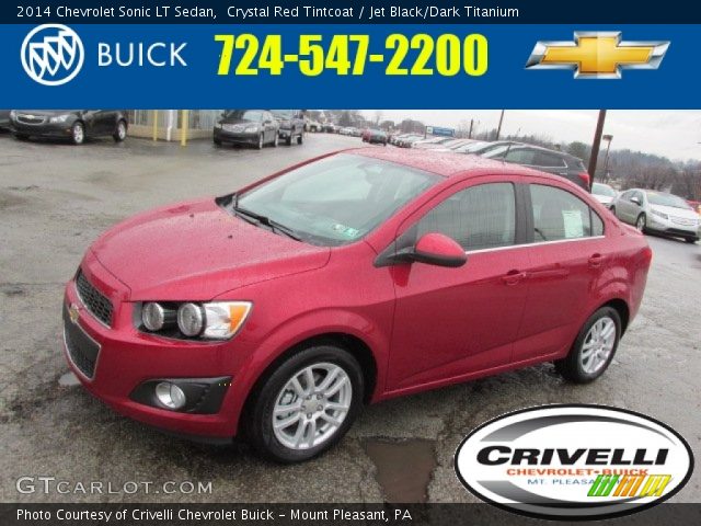 2014 Chevrolet Sonic LT Sedan in Crystal Red Tintcoat