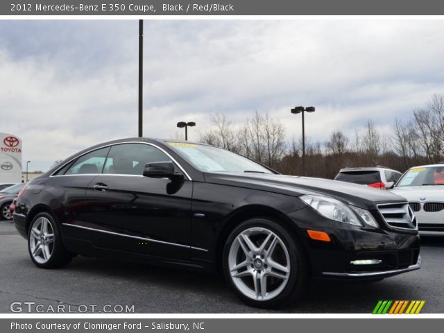 2012 Mercedes-Benz E 350 Coupe in Black