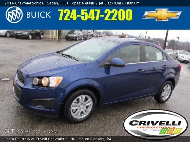 2014 Chevrolet Sonic LT Sedan in Blue Topaz Metallic