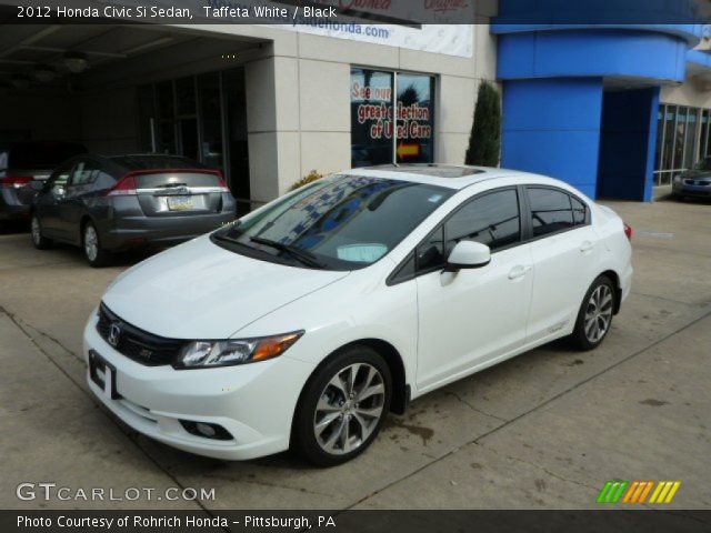 2012 Honda Civic Si Sedan in Taffeta White