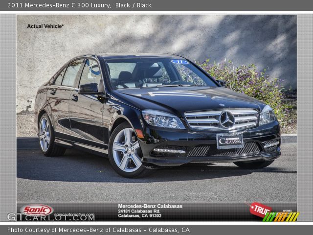 2011 Mercedes-Benz C 300 Luxury in Black
