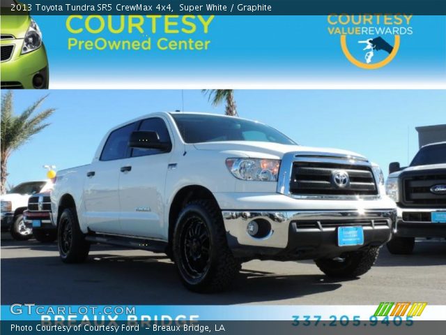 2013 Toyota Tundra SR5 CrewMax 4x4 in Super White